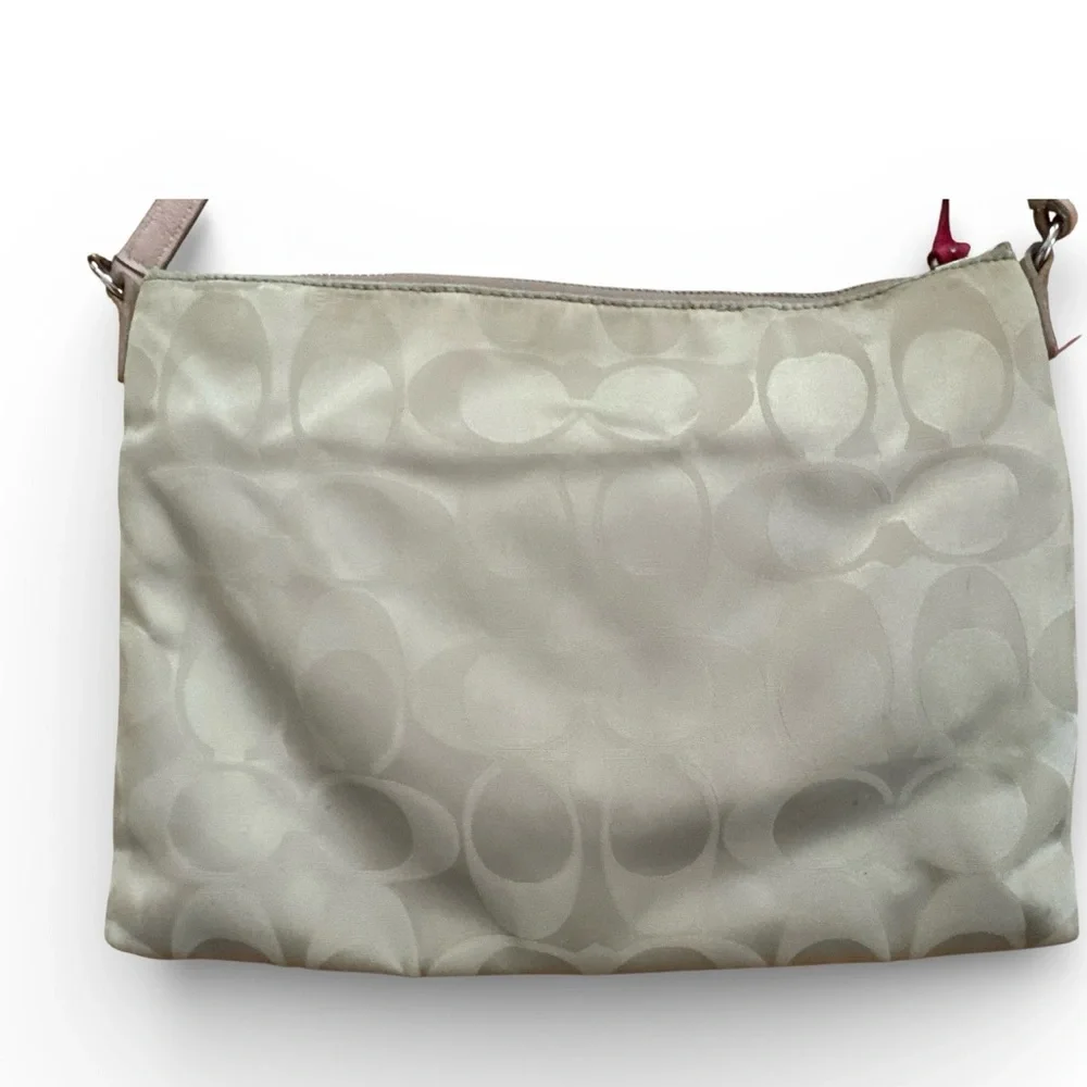 Coach Legacy Weekend Signature Nylon Hippie bag
